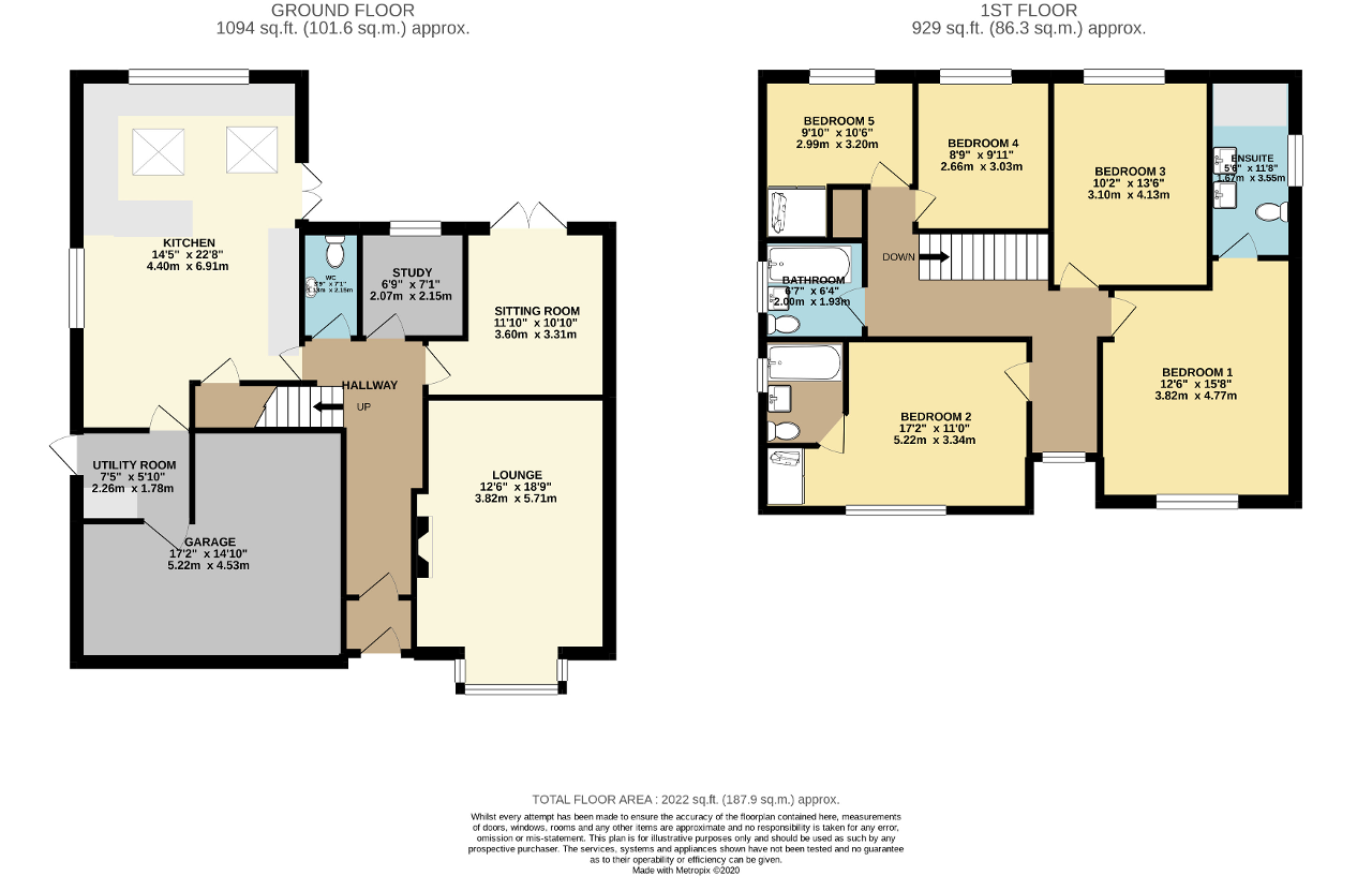 Floorplan of Bishops Close, Bowdon, Cheshire, WA14 3NB
